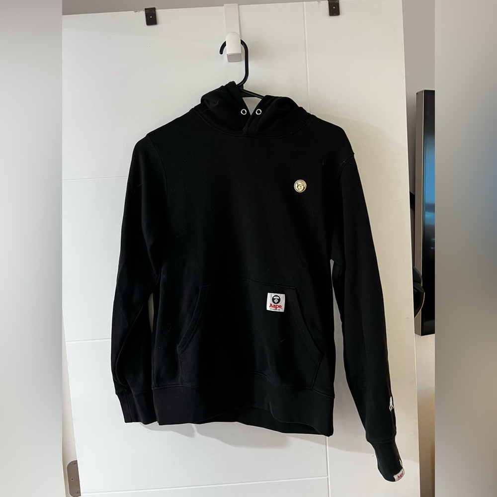 AAPE By A Bathing Ape Black Hoodie